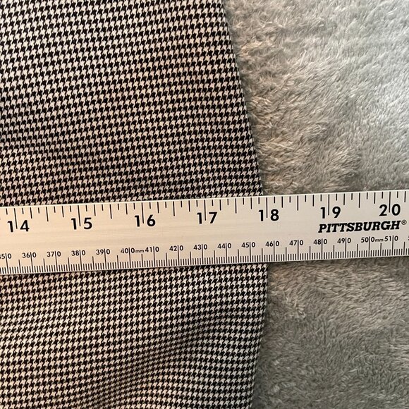 Y2K Charlotte Russe Women Dark Goth Coquette Micro Houndstooth Pencil Skirt 8 - Picture 9 of 13